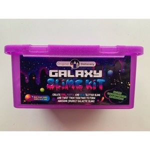 Slime Kit, Glitter, Galactic Slime, Glow In The Dark Stars.